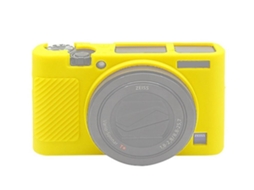 Capa Protetora de Silicone Macio para Sony Rx100 V Amarelo XIAOMOYU (m5)