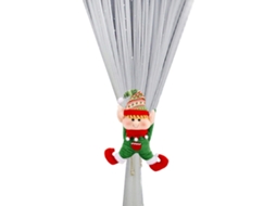 Árvore De Natal Compacta Laxiscreed Com Enfeites E Base De Linho Para Decoração De Janela E Escritório