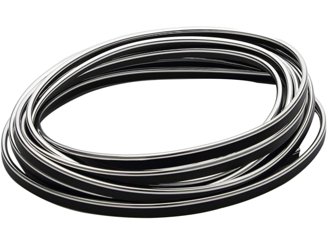 Faixa De Acabamento Em Látex Prateado De 5 M Para Interior De Carros, Fácil De Cortar.