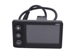 Tela LCD para bicicleta elétrica resistente à água, multifuncional, guidão 22.2mm, 24v 36v 48v 60v