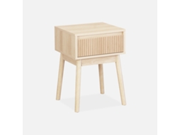 Mesa de Cabeceira com Uma Gaveta Natural SWEEEK