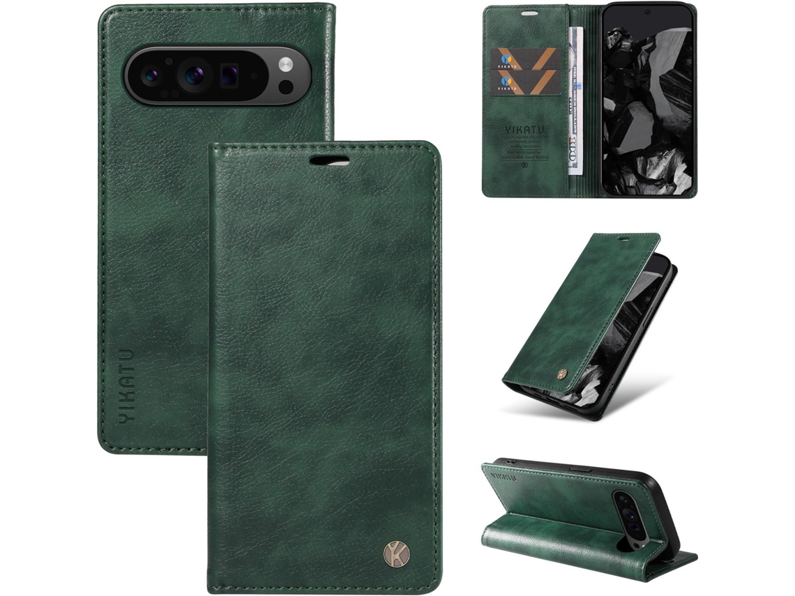 Capa Para Google Pixel 9pro 9 6, 3, Capa Carteira Em Couro Pu Resistente A Impactos, Capa Dobrável Flip Resistente A