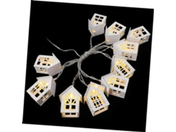 Cordão De Luzes Led Com 10 Lâmpadas Para Decoração De Casa, Iluminação Inovadora E Reutilizável Para Festas E Comemorações Gokoco