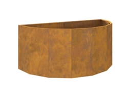 Floreira Ferro Enferrujado 120 X 60 X 50 Cm Vidaxl