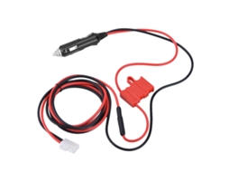 Aetheria cabo de Alimentação 12v Dc com Plugue de Lighter e Fusível Duplo para Rádio Móvel