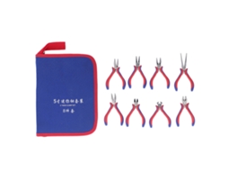 Laxiscreed Kit De Alicates Mini De 8 Peças, 5 Polegadas, Ferramenta Versátil Para Trabalhos Manuais