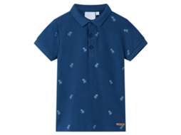 Polo Para Criança Azul-escuro 140