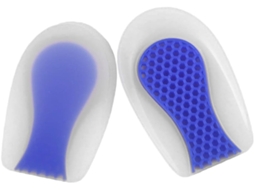 Palmilhas De Silicone Com Amortecimento Para Alívio Pressão No Calcanhar, Design Invisível E Confortável Para Tênis Meia
