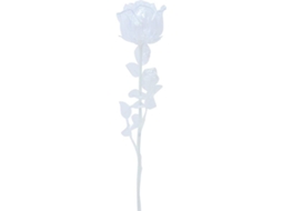 Planta Artificial EUROPALMS Crystal Rose (Branco - 81 cm)