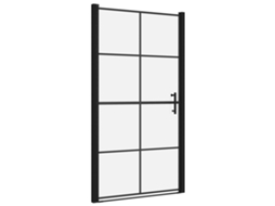 Shower Door, Shower Doors Vidaxl Preto Vidro (100 X 178 Cm)
