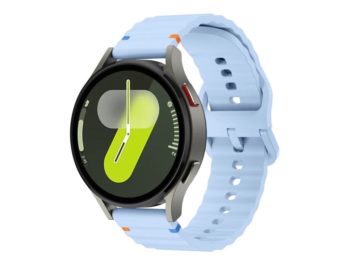 Pulseira para Samsung Watch 7654fe, 20/22mm, Ondulado com Costura, Universal CHABERLU