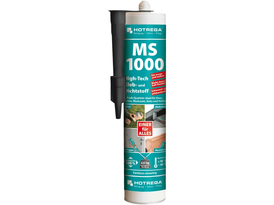 Selante De Alta Tecnologia, Cola De Alta Tecnologia, Selante Ms 1000, 290ml Preto