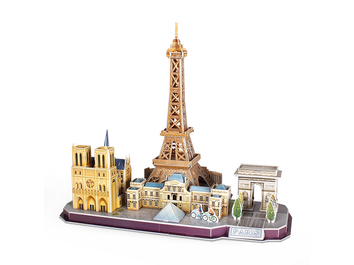 O Quebra-cabeça 3d De Paris Mede 38,1 X 25,4 X 32,7 Cm.