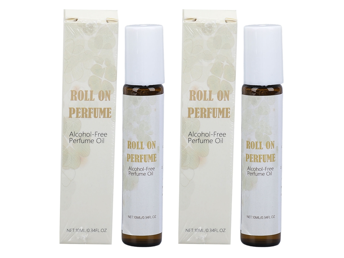 2 Unidades De Perfume Roll-on Feminino Aceite 10ml