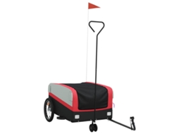 Bike Trailer, Bike Trailers Vidaxl Vermelho Ferro (138 X 69 X 58 Cm)