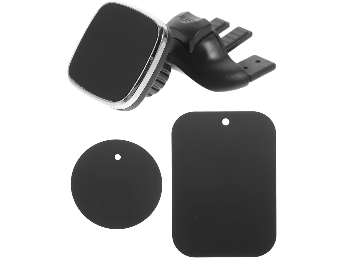 Suporte Para Celular Veicular Com Encaixe Para Saída De Ar E Leitor De Cd.