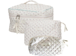 Nécessaire De Viagem | Nécessaire Grande Com Zíper Bolsa De Maquiagem De Algodão Para Academia, Ho Gokoco