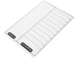 Quadro De Mensagens Magnético Apagável Branco Para Geladeira