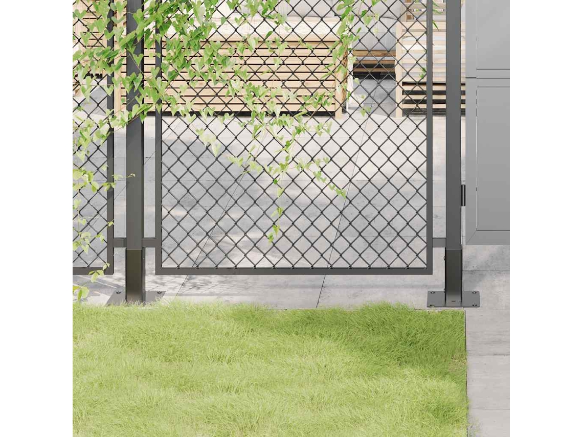 Vidaxl Bases De Coluna Quadradas 12 Peças 46x46 Mm Aço Revestido A Pó