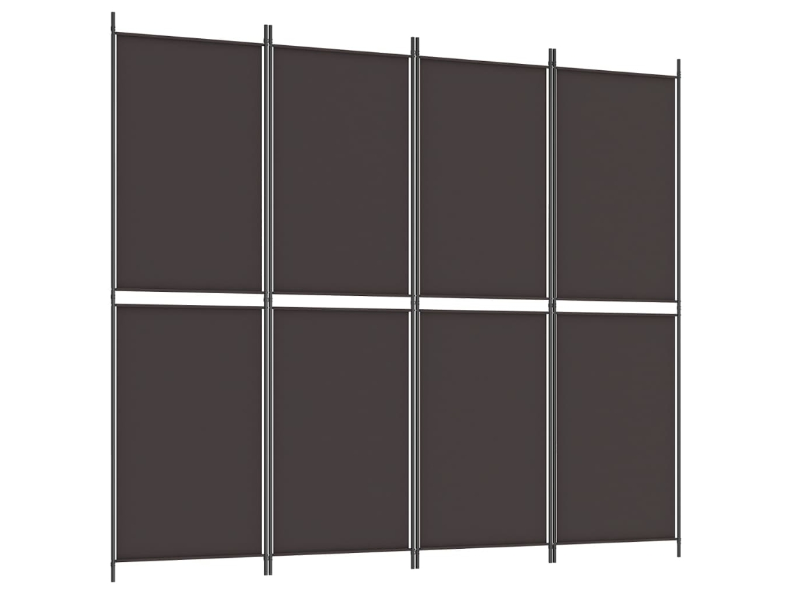 Room Divider, Room Dividers Vidaxl Marrom Tecido (200 X 220 Cm)