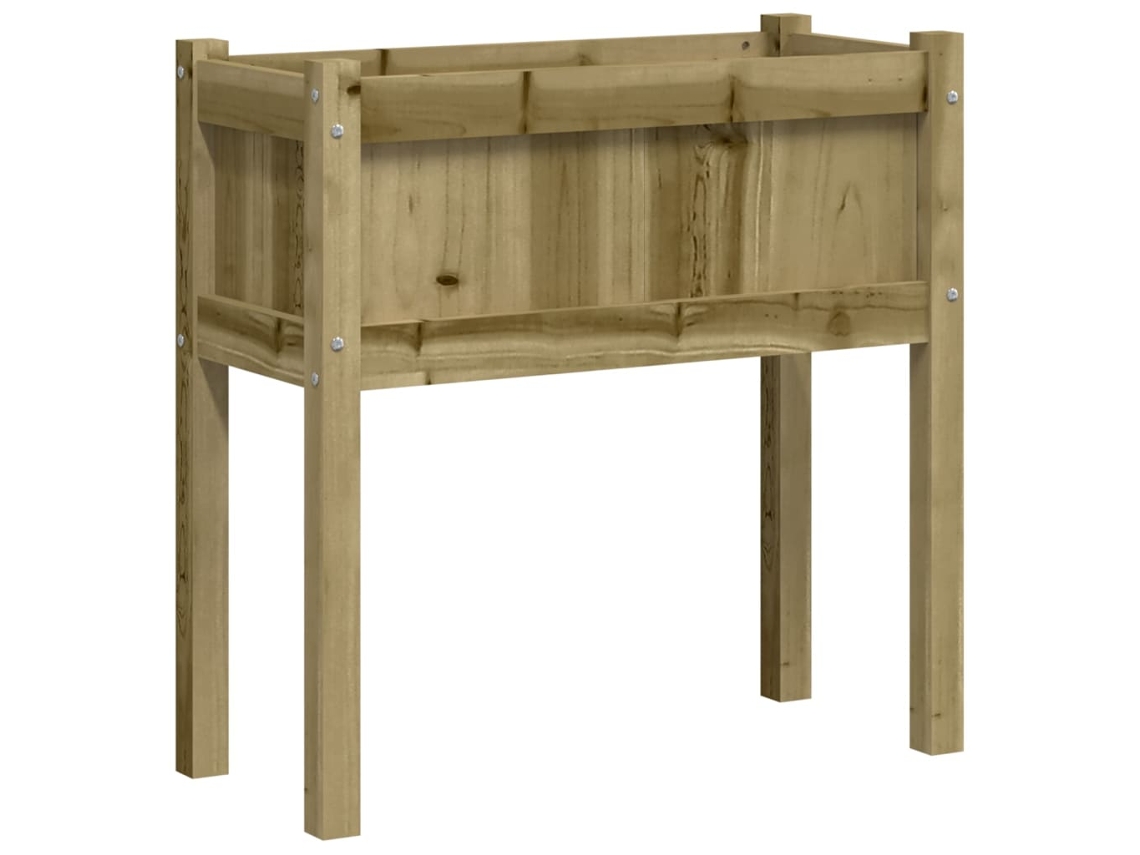 VIDAXL Vaso/Floreira de Jardim com Pernas 70X31X70 Cm Pinho Impregnado