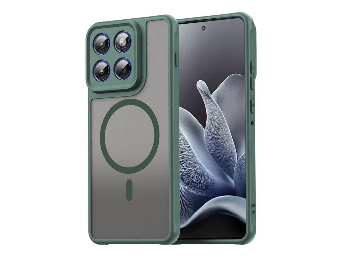 Capa Magnética Shield Para Celular Com Airbag Para Proteção Contra Quedasverde série Magnética Fandun, Moto Edge 60 Pro (furo Grande)
