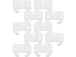 Corrediças Plásticas Para Gavetas, Fáceis De Instalar, Pacote Com 10 Unidades E Design De Encaixe Estável Para Armários