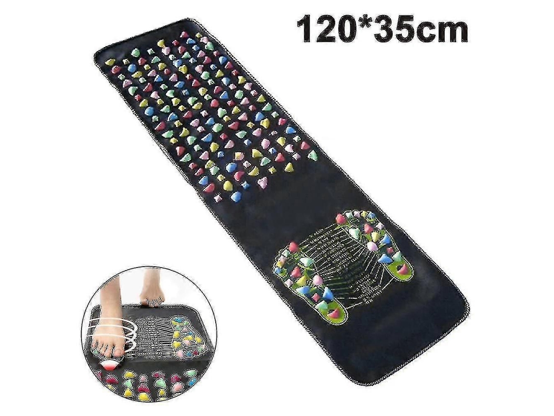 Tapete De Massagem Nos Pés, Tapete De Reflexologia Alívio Caminhada Massageador Mat