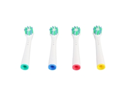 4pcs Cabeças de Escova de Dentes Recarregáveis Cerdas Suaves S/MARCA