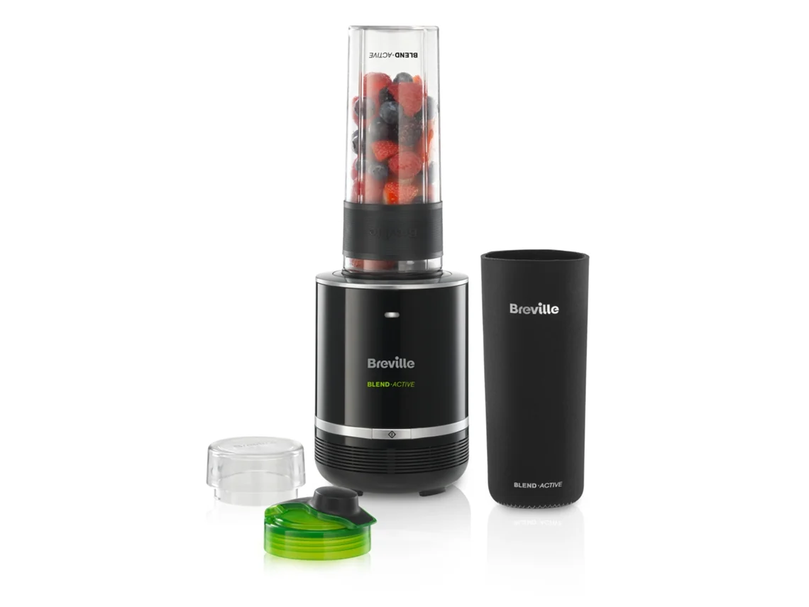 Liquidificador BREVILLE VBL120X Personal Active Pro (300 W - 0.5 L - Preto)
