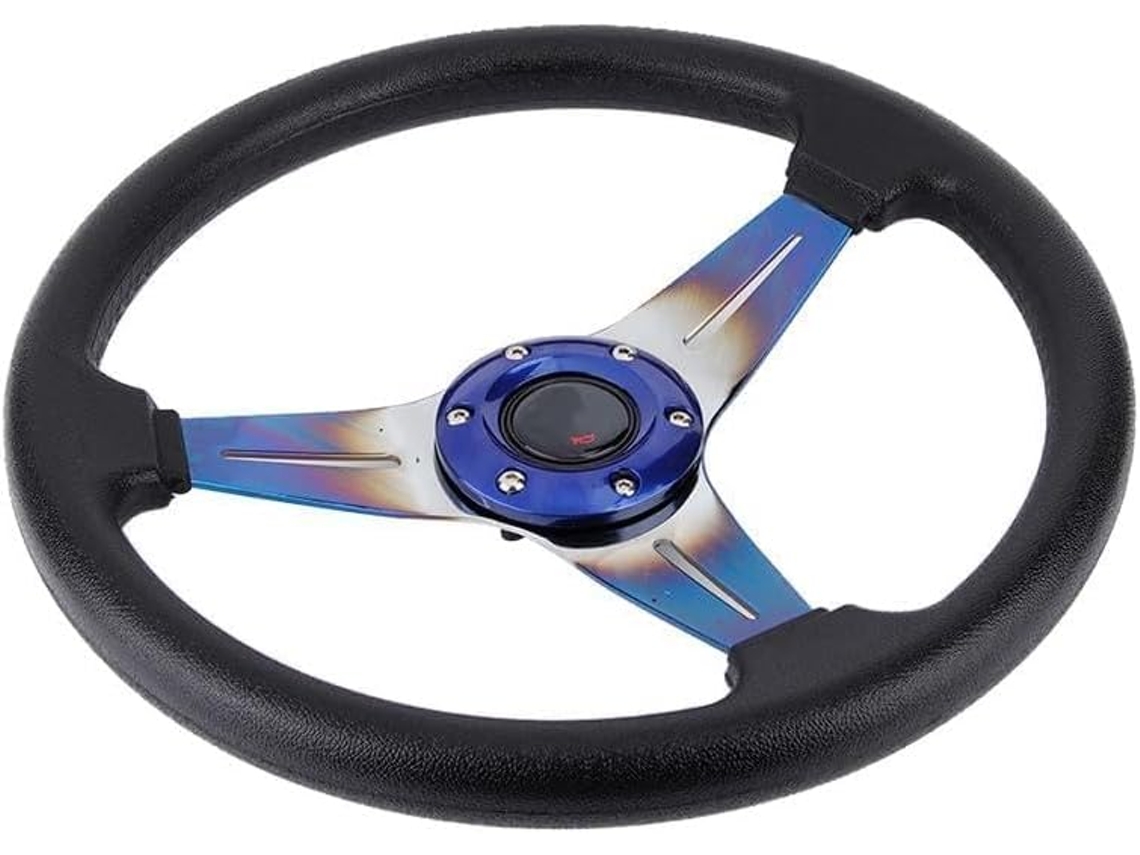 Volante de Corrida Universal em Pu para Modificação de Carros, Acessório Macio e Durável. SFUSHOS