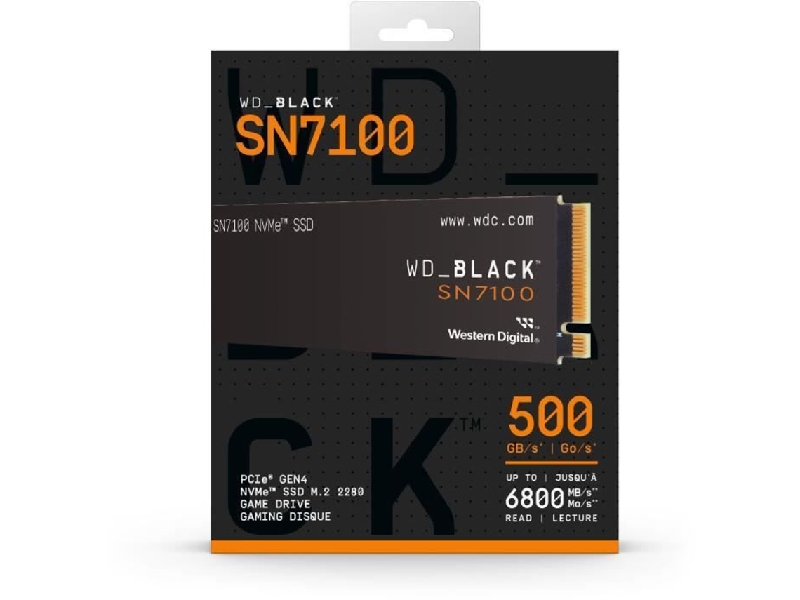 Wds400t4x0e Ssd Interno Preto Sn7100 Nvme 4 To Até 7 000 Mo/s Em