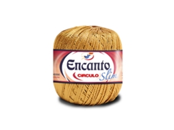 Fio De Crochet Circulo Encanto Slim 100g Ouro 7577
