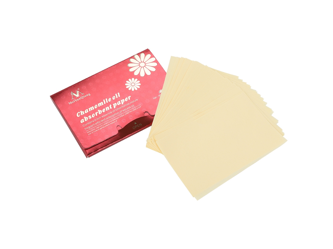 Papel Absorvente De Óleo Maquiagem Controle De Óleo Limpeza Pele