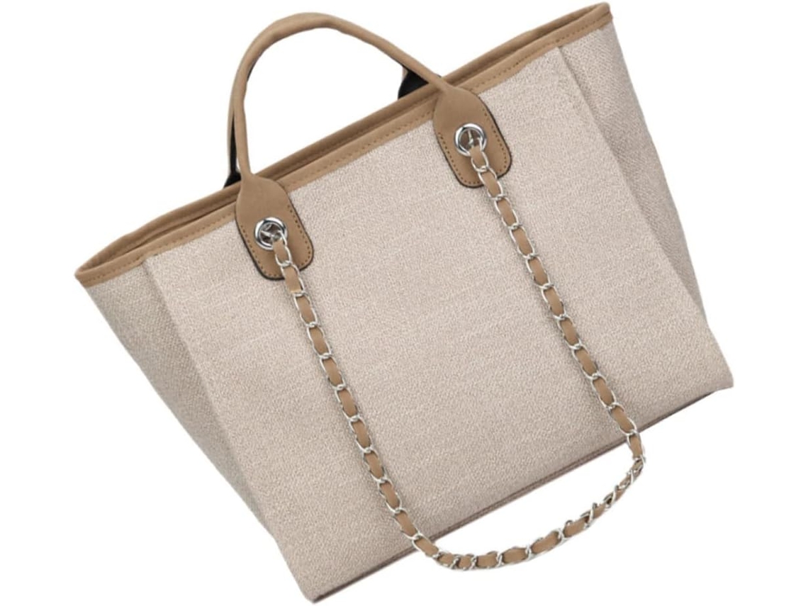 Bolsa De Lona Grande Multifuncional Feminina