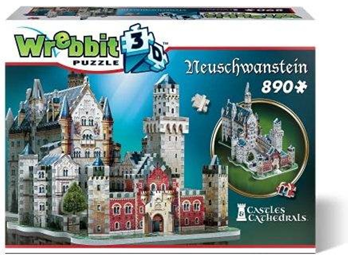 Puzzle WREBBIT 3D Neuschwanstein Castle 3D Jigsaw Puzzle (Idade Mínima: 4)