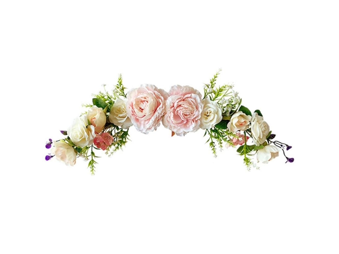 Laxiscreed Guirlanda De Flores De Peónia Artificial Para Casamentos E Decoração De Porta