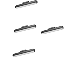 Conjunto de 4 Luminárias de Led para Móveis com Controle Remoto, Luz de Destaque Magnética para Quarto e Escritório. SFUSHOS