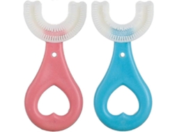 Escova de Dentes Infantil em Formato U com Design Limpeza Oral 360 ​​graus. GOKOCO