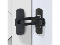 Fechadura Lurelia Para Janela Deslizante E Porta De Correr, Aço Inoxidável, Preta, 90 Graus, Modelo Compacto