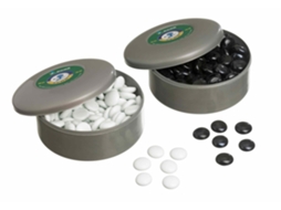 Peças De Vidro Philos Go Para Jogos, Em Preto E Branco.