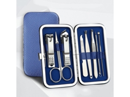 Kit De Cortador De Unhas Profissional 8 Peças Seguro Eficiente Para Casa E Viagem