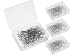 Conjunto De 400 Tachinhas Decorativas Para Mapas, Com Cabeças Redondas, Feitas De Plástico E Aço Inoxidável, Ideais Para