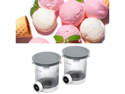 Conjunto De 2 Copos Para Armazenar Sorvete, Compatíveis Com Os Recipientes Para Sorvete Swirl Nc700 Gokoco