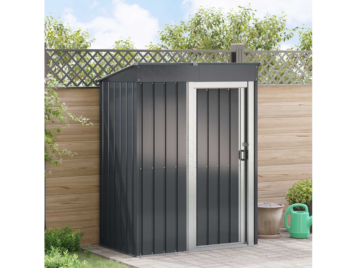 Vidaxl Abrigos De Jardim Antracite 137 X 81 X 180 Cm Metal
