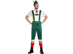 Fato de Homem DISFRAZZES Tirolês Verde (Tam: M/L)