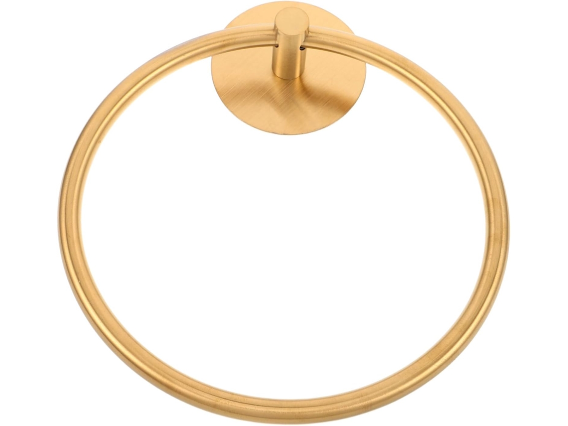 Porta Toalhas De Parede Para Banheiro, Porta Toalhas, Porta Toalhas Redondo Dourado Gokoco