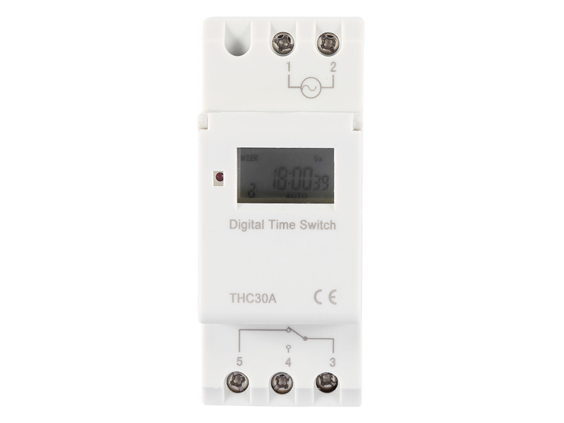 Temporizador Digital THC 30A 12V Programável