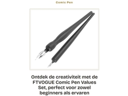Conjunto De Suporte Para Caneta - 2 Suportes Pretos - 5 Fios - 1 Goma - Para Desenho Humorístico - Alta Qualidade - Caneta De Mergulho