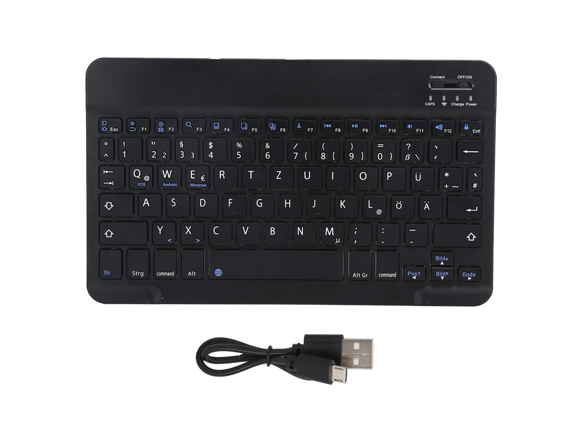 Aetheria teclado Sem Fio Bluetooth 10 Polegadas Portátil Ultrafino para Tablet Celular Computador